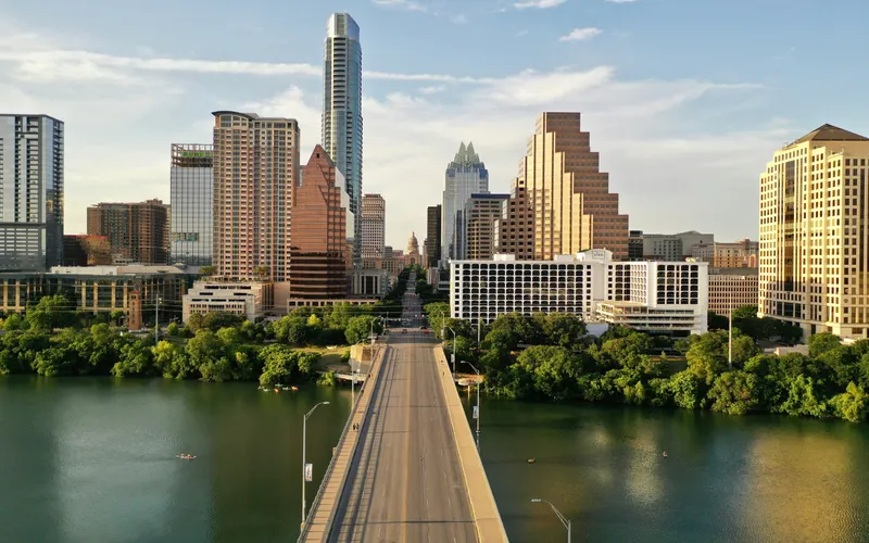 Austin skyline: Diverse architecture mirrors versatile web design, bridging businesses to digital success.